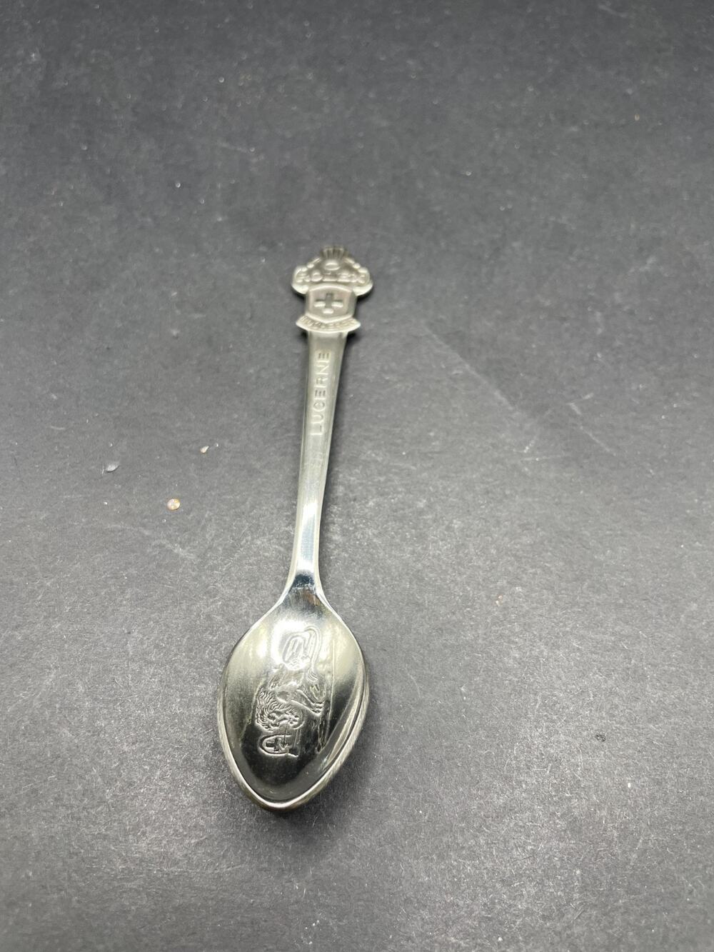 Vintage Rolex Bucherer of Switzerland Lucerne Silver-Plated Souvenir Spoon